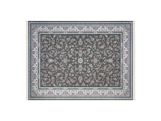 تصویر فرش پاتریس طرح افشان سی گل رنگ طوسی 1500 شانه